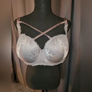 Torrid Bra. Balconett. Women's Plus 44 D. Like New.  Gray
